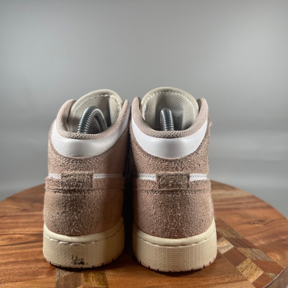 Jordan 1 Mid SE White Legend Light Brown Archaeo Brown FN7432-161 Womens 7 5.5Y - Picture 4 of 8